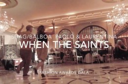 When The Saints Go Marching at Fashion Awards Gala